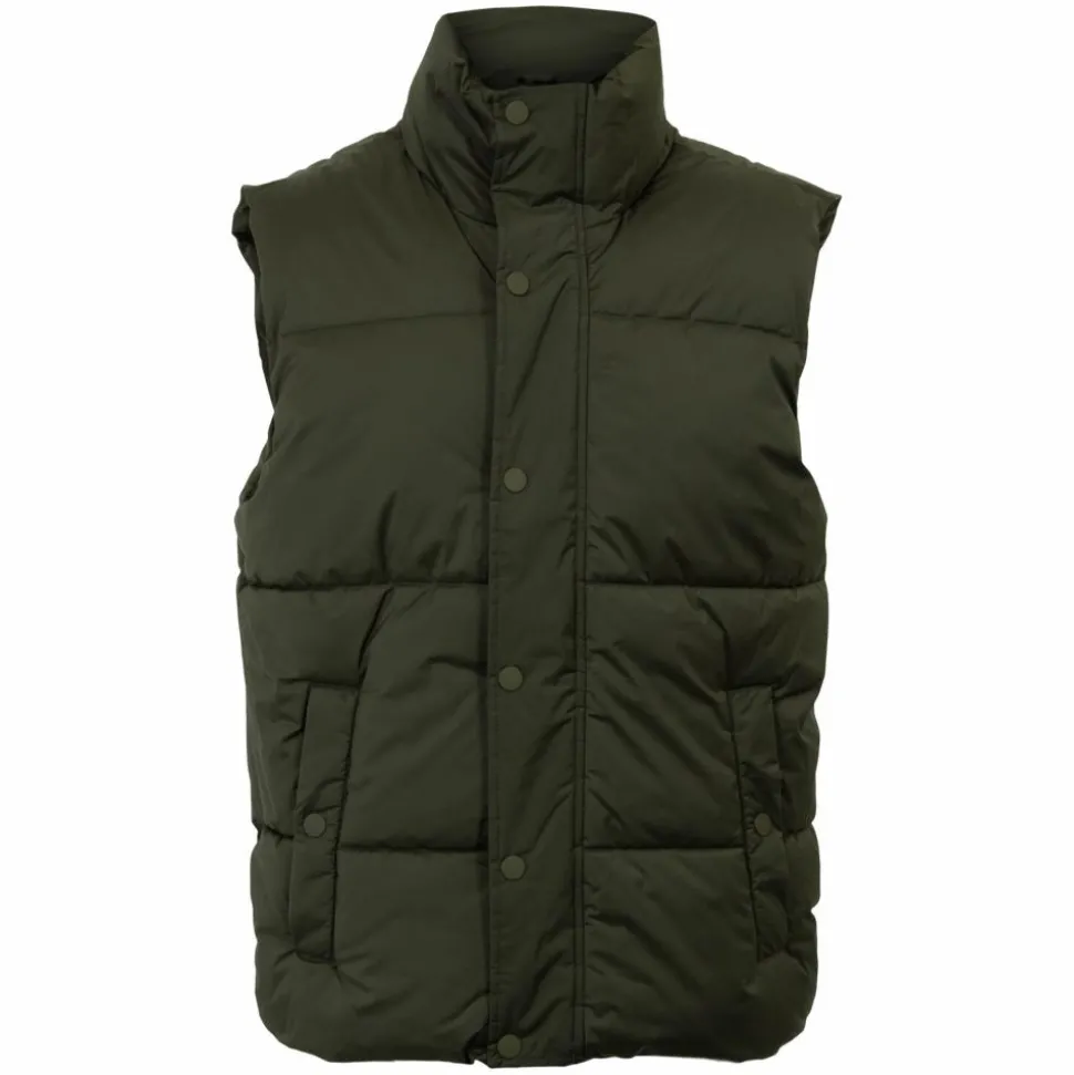 Marcus Carlos Herre Vest - Olive Green