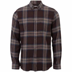 Marcus Christobal Herre Skjorte - Ultra Dark Brown