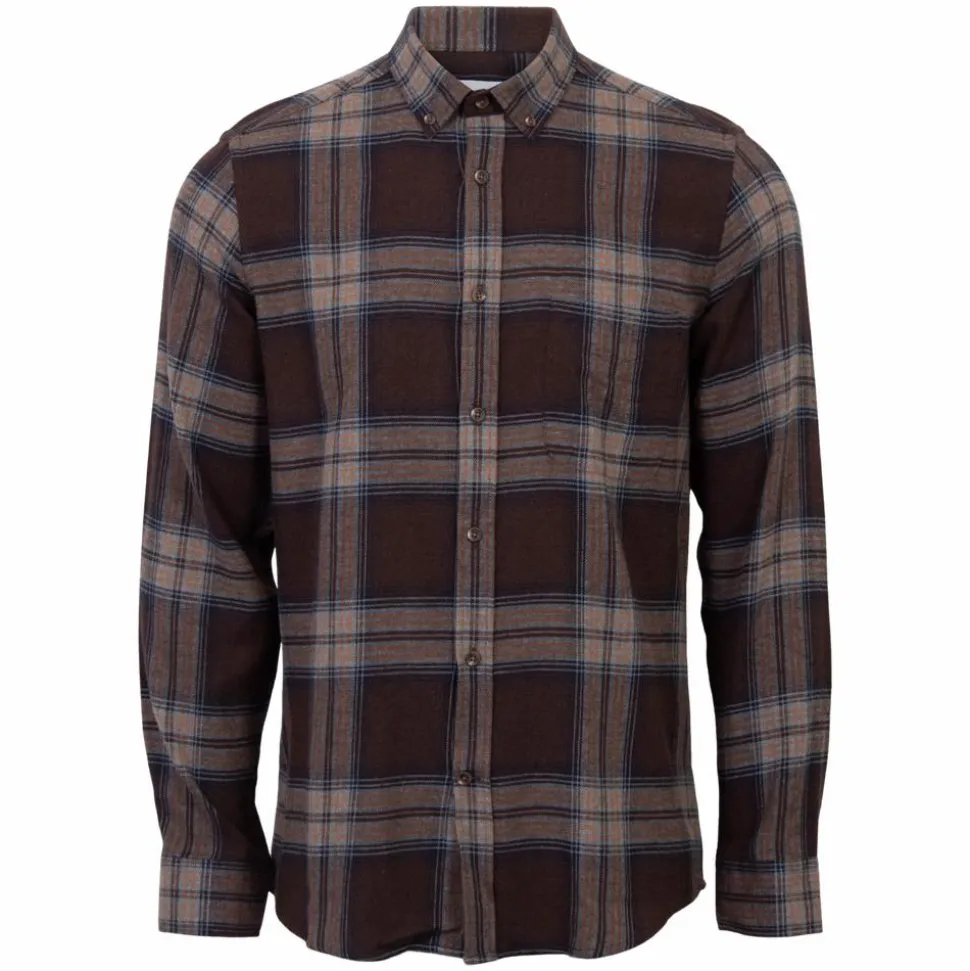 Marcus Christobal Herre Skjorte - Ultra Dark Brown