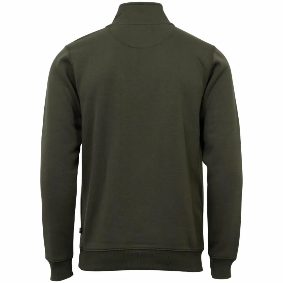 Marcus Clay Herre Sweatshirt - Olive Green