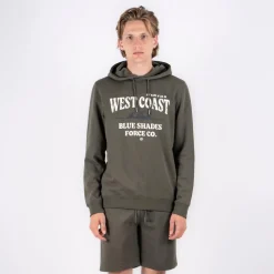 Marcus Colin Herre Hættetrøje - Beetle Green