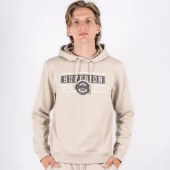 Marcus Colin Herre Hættetrøje - Bubbly beige