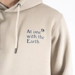 Marcus Colin Herre Sweatshirt m. hætte - Bright Sand