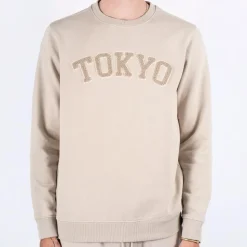 Marcus Colin Herre Sweatshirt - Bubbly beige
