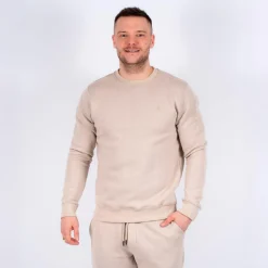 Marcus Colin Herre Sweatshirt - Bubbly beige