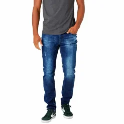 Marcus Cutler Herre Jeans - Sea Blue Used