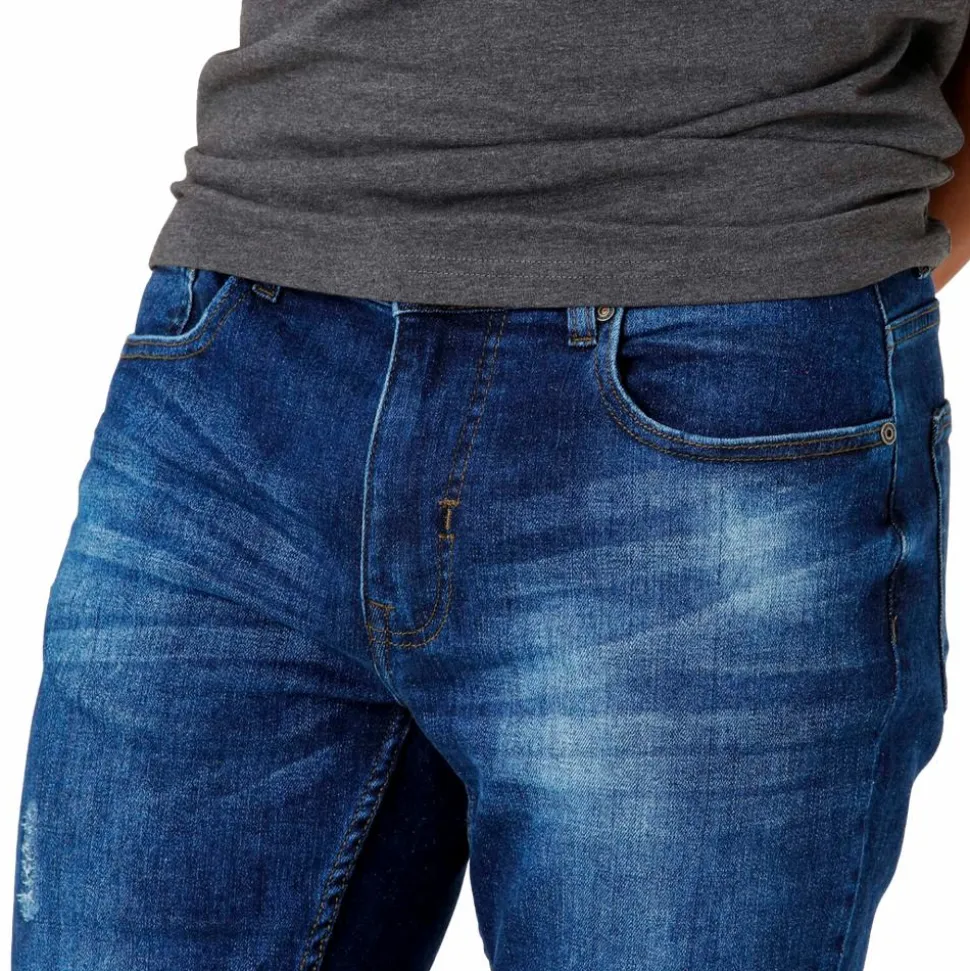 Marcus Cutler Herre Jeans - Sea Blue Used
