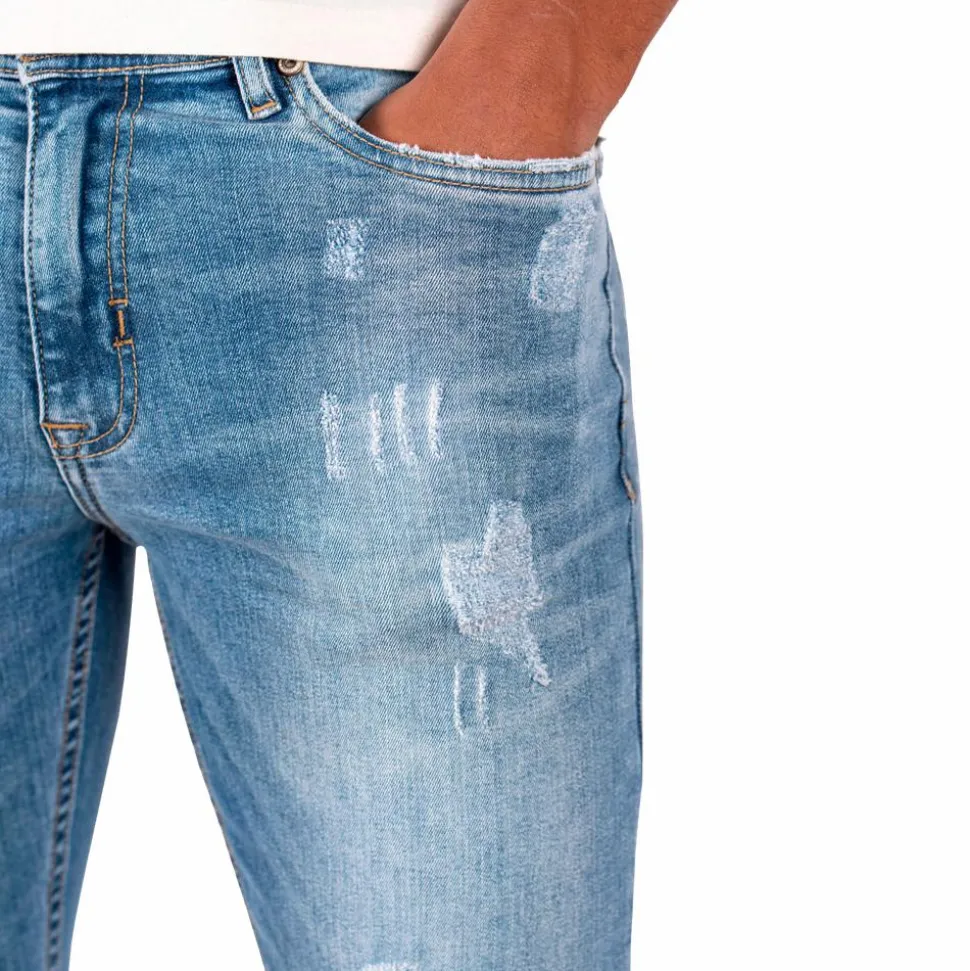 Marcus Cutler Herre Jeans - Montana Light Used