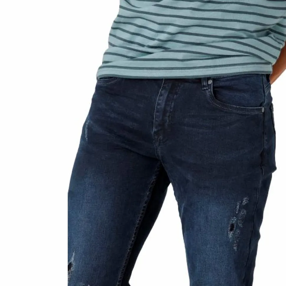 Marcus Cutler Herre Jeans - Ultra Dark Used