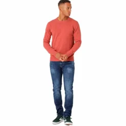 Marcus Dustin Herre Striktrøje - Cowhide Brown