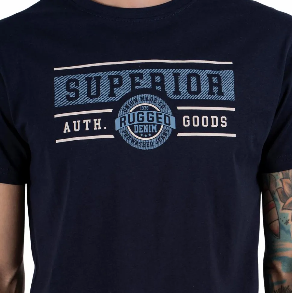 Marcus Esme Herre T-shirt - Night Navy