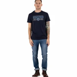 Marcus Esme Herre T-shirt - Night Navy