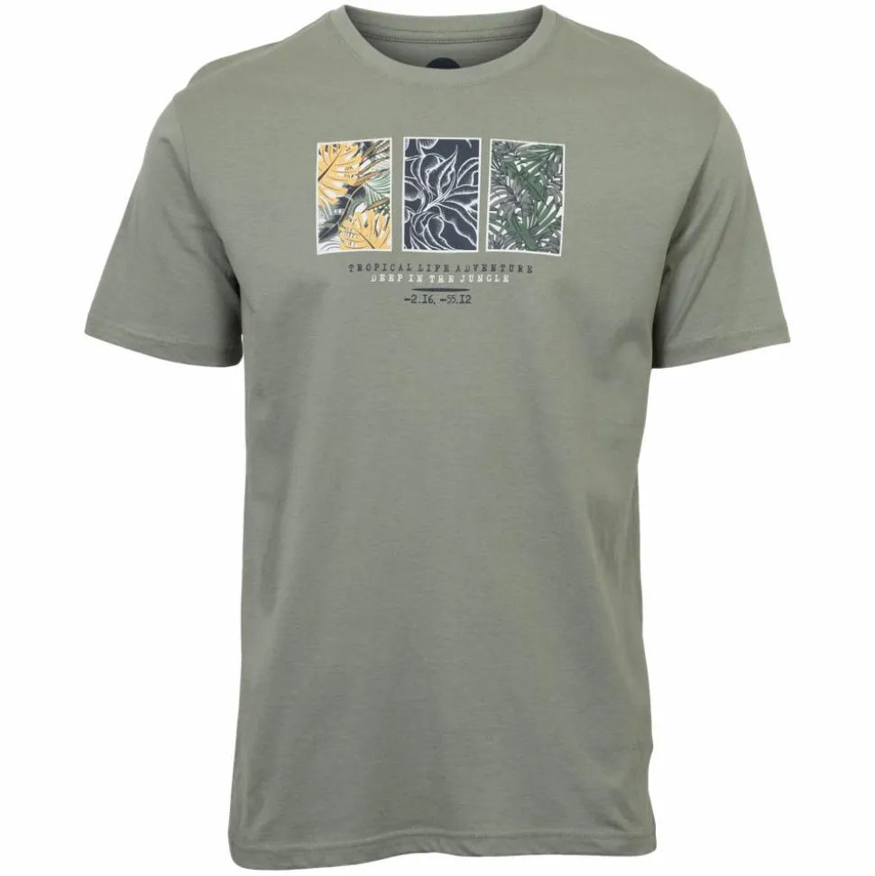 Marcus Jeb Herre T-shirt - Green Shadow