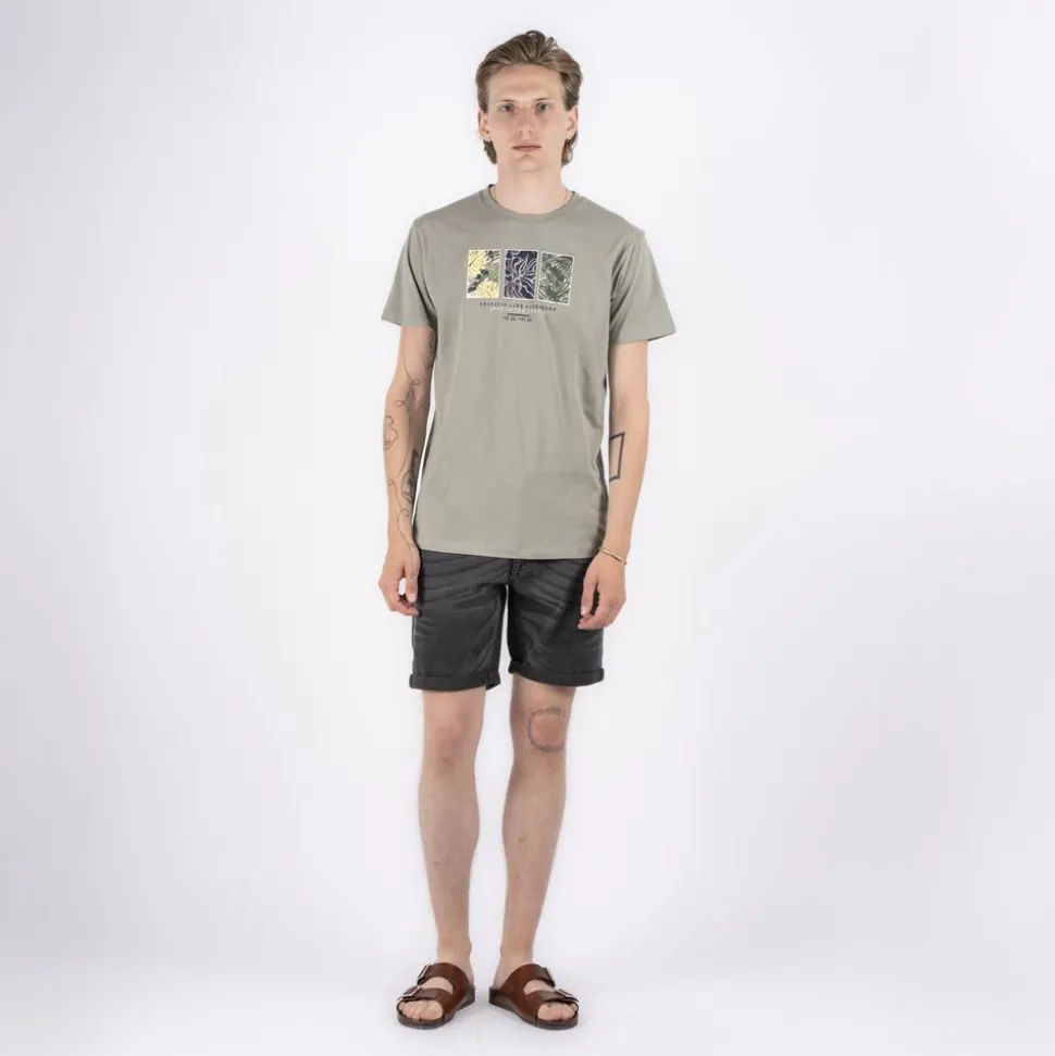 Marcus Jeb Herre T-shirt - Green Shadow