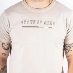 Marcus Jeb Herre T-shirt - Bubbly beige