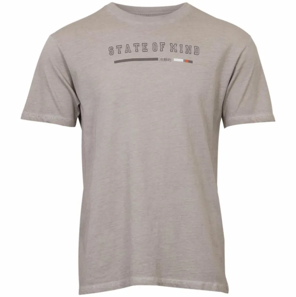 Marcus Jeb Herre T-shirt - Bubbly beige