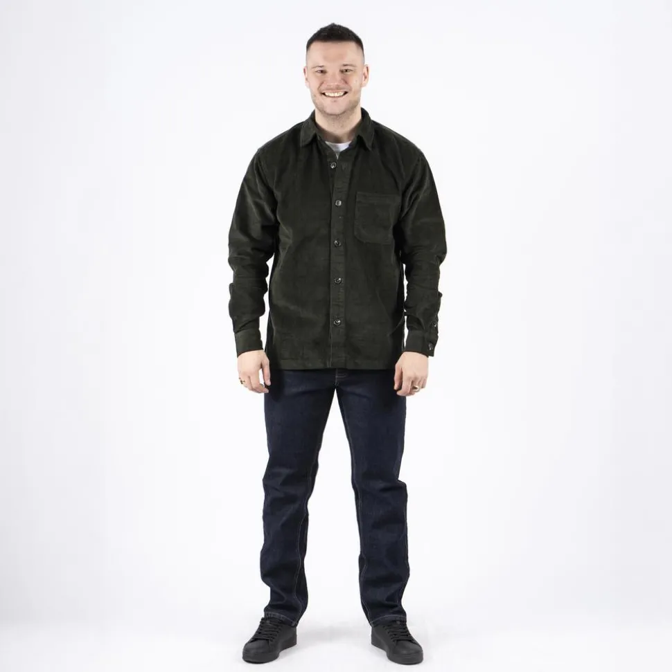 Marcus Julio Herre Overshirt - Forest green