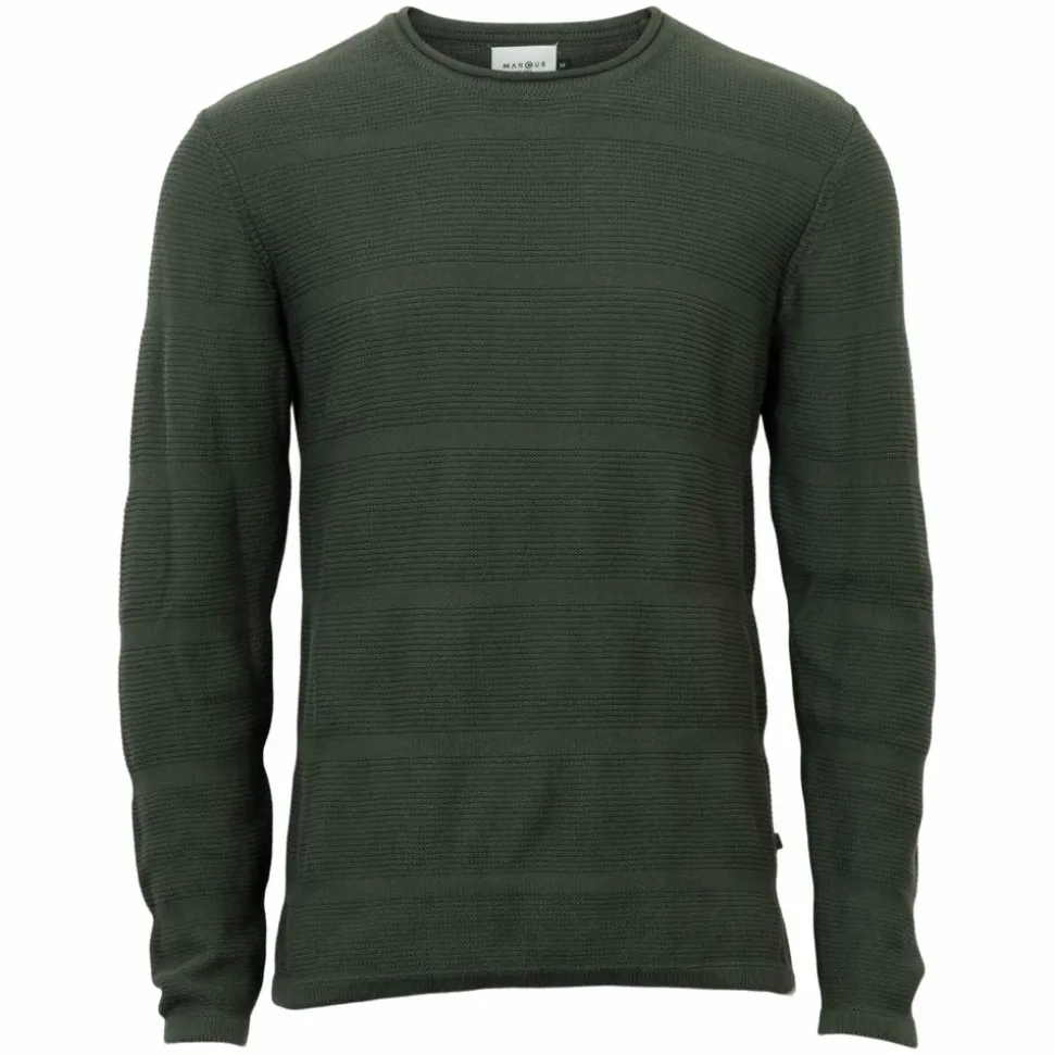 Marcus Kaisen Herre Striktrøje - Army green