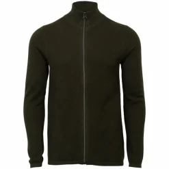 Marcus Langdon Herre Striktrøje - Olive Green Mix