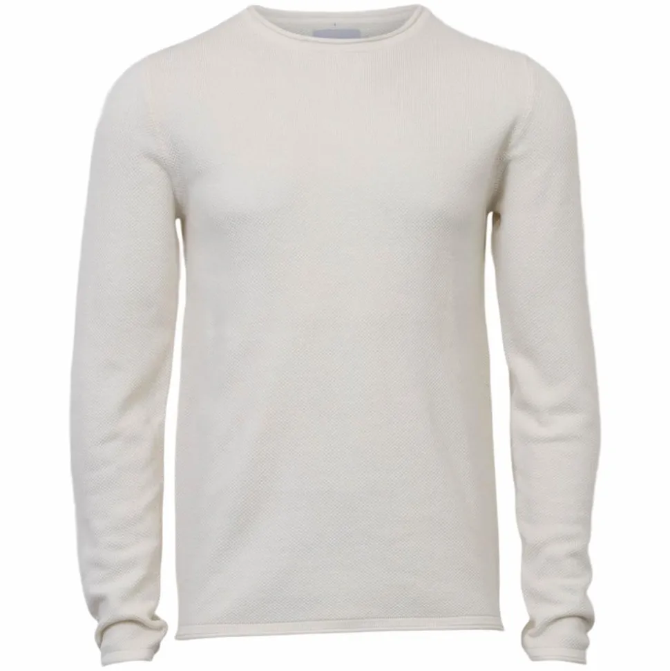 Marcus Langdon Herre Striktrøje - Offwhite