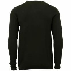 Marcus Langdon Herre Striktrøje - Olive Green Mix