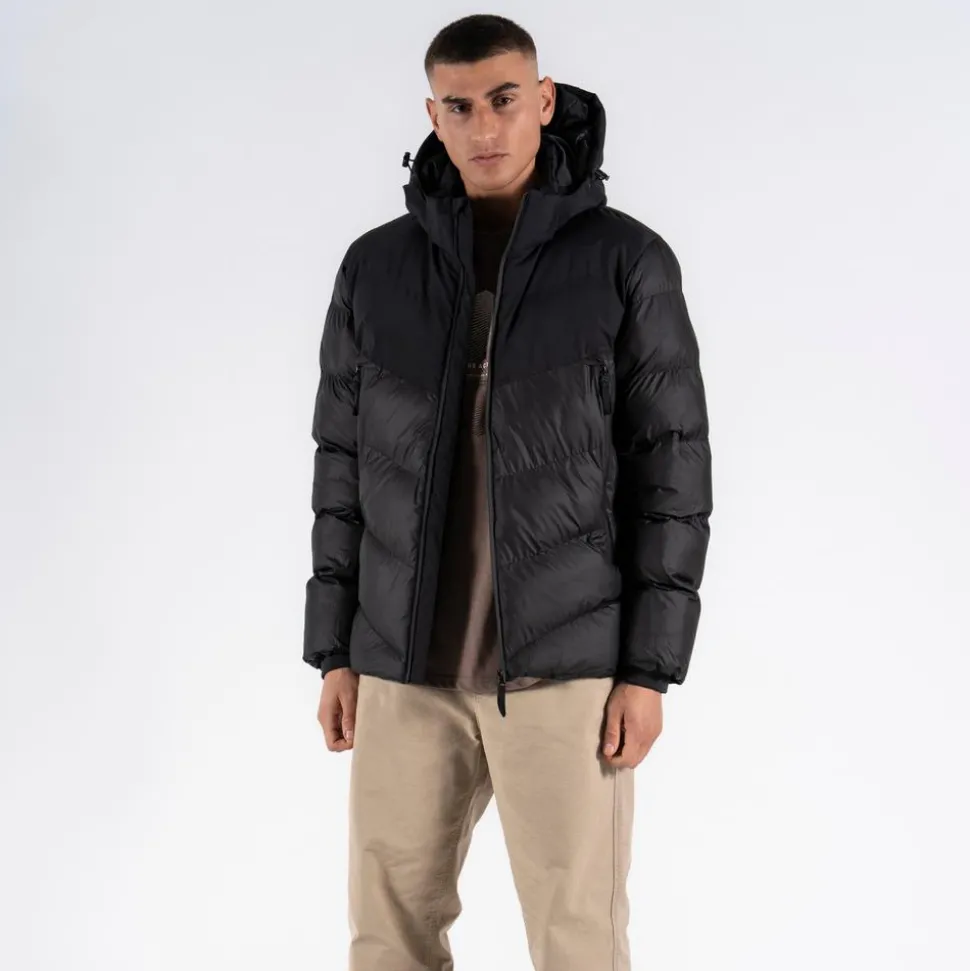 Marcus Lebron short Herre Jakke - Black
