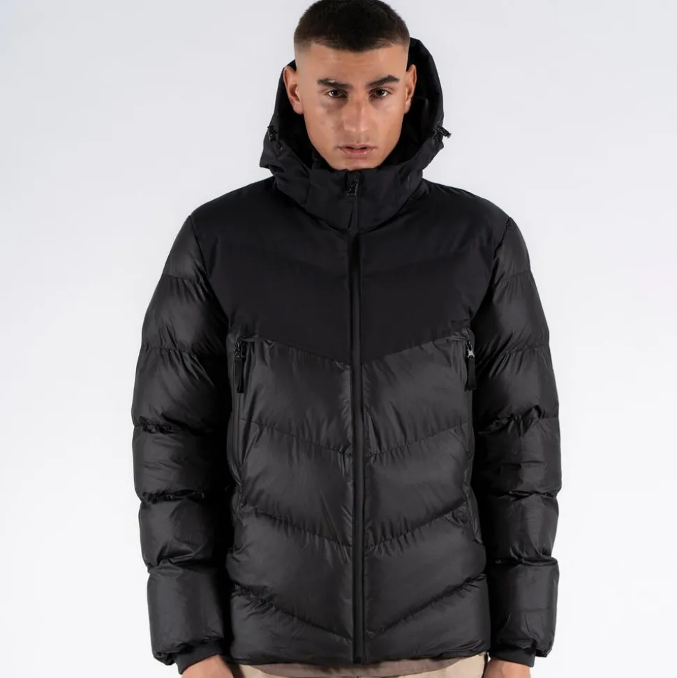 Marcus Lebron short Herre Jakke - Black
