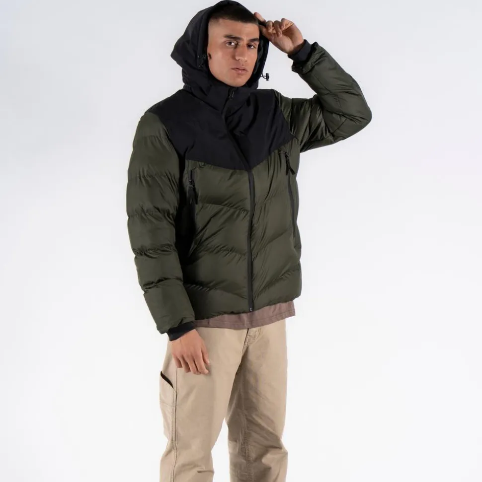 Marcus Lebron short Herre Jakke - Olive Green