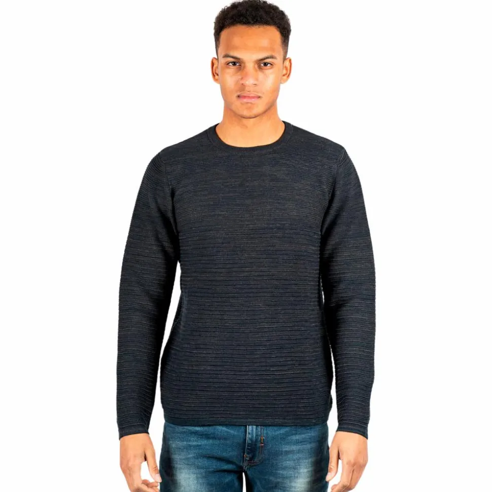 Marcus Orlando O Herre Striktrøje - Dark Navy