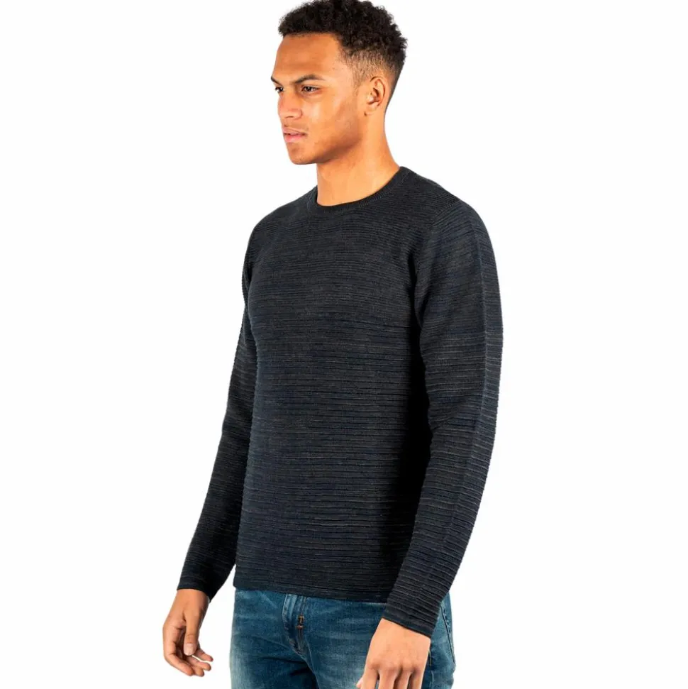 Marcus Orlando O Herre Striktrøje - Dark Navy