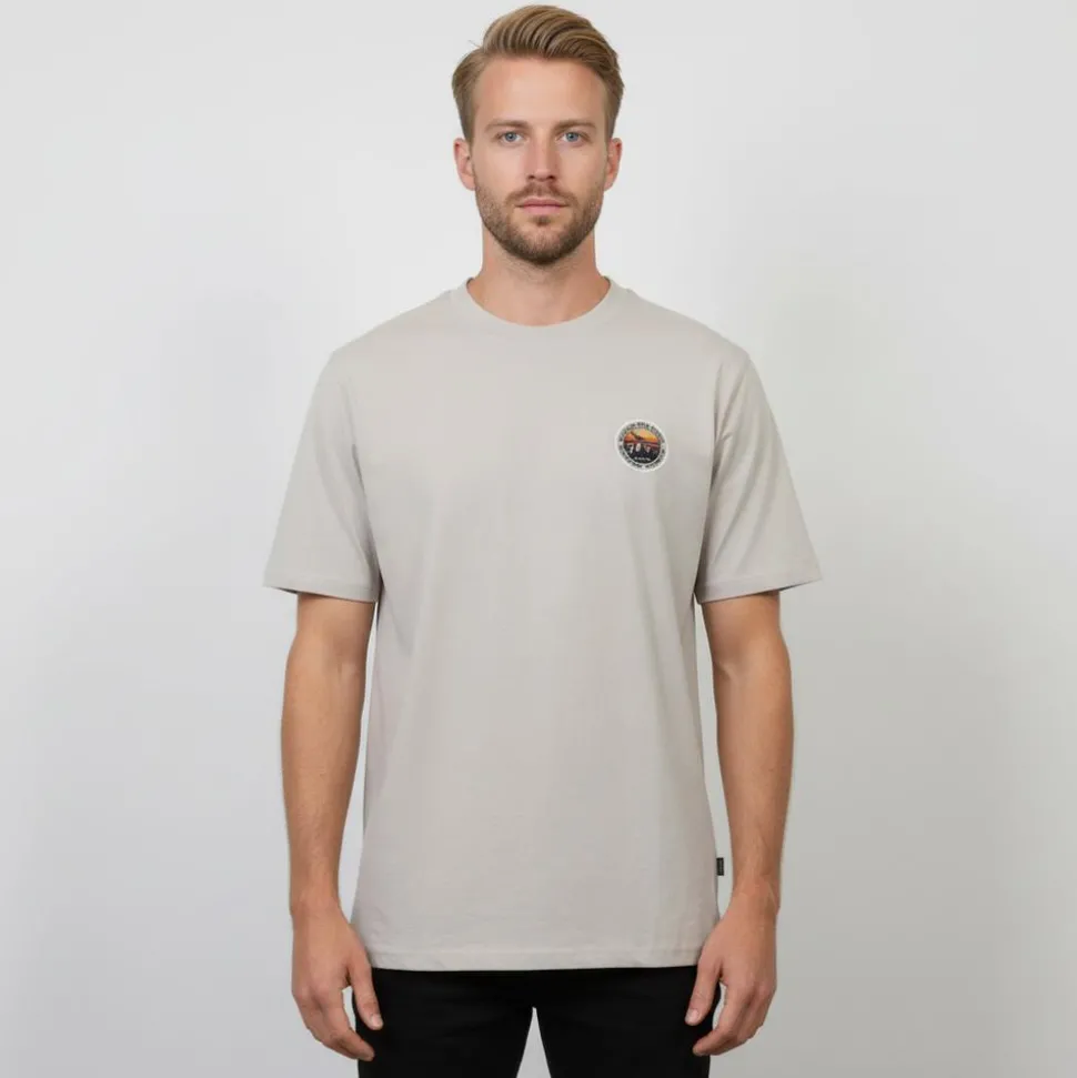 Marcus River Herre T-shirt - Stone kit