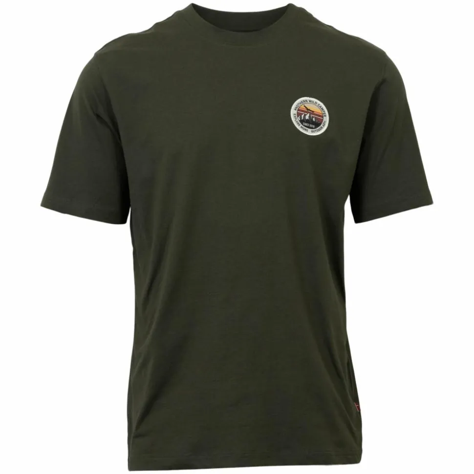 Marcus River Herre T-shirt - Olive Green