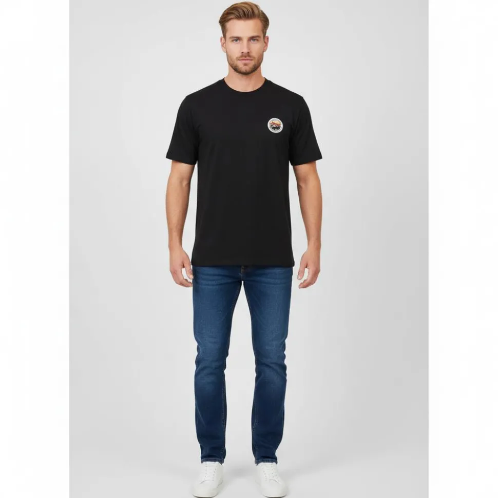 Marcus River Herre T-shirt - Black