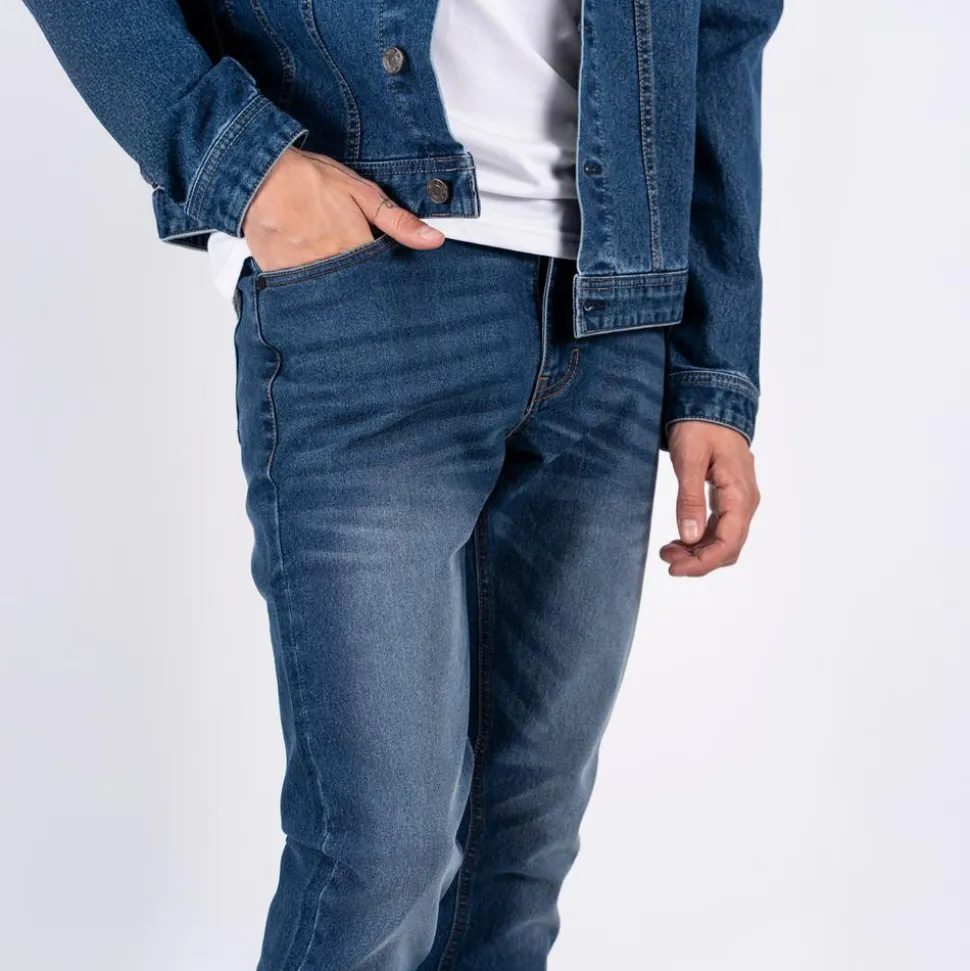 Marcus Sebb Herre Jeans - Blue ink.