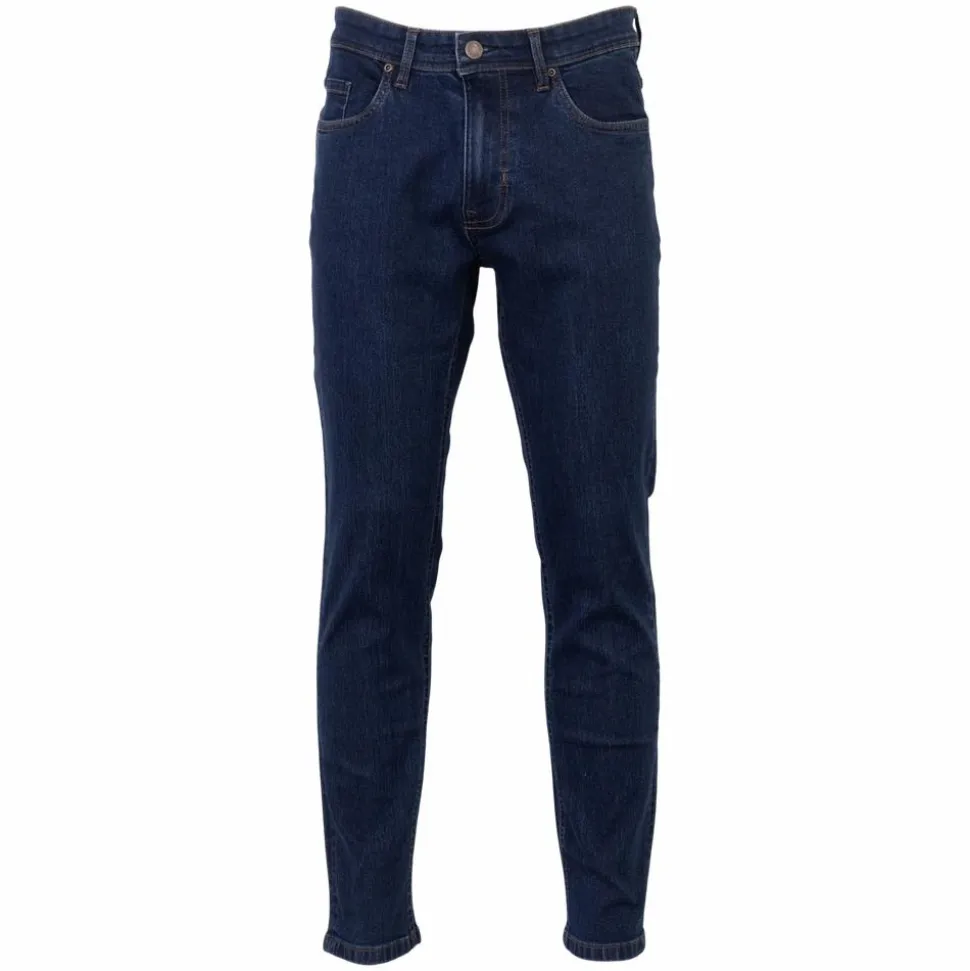 Marcus Sebb Herre Jeans m. stretch - Raw Dark Blue