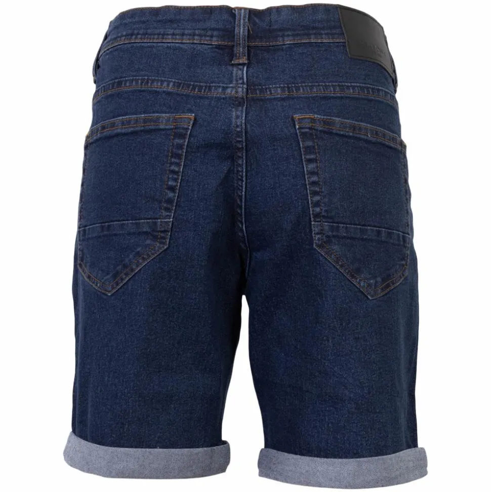 Marcus Slade Herre Shorts - Raw Dark Blue