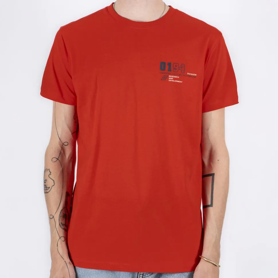 Marcus Ty Herre T-shirt - Fiery red