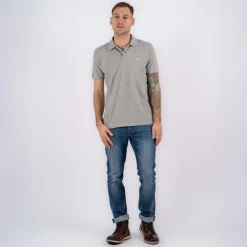 Marcus Tyler Herre Polo - Lt.grey mix