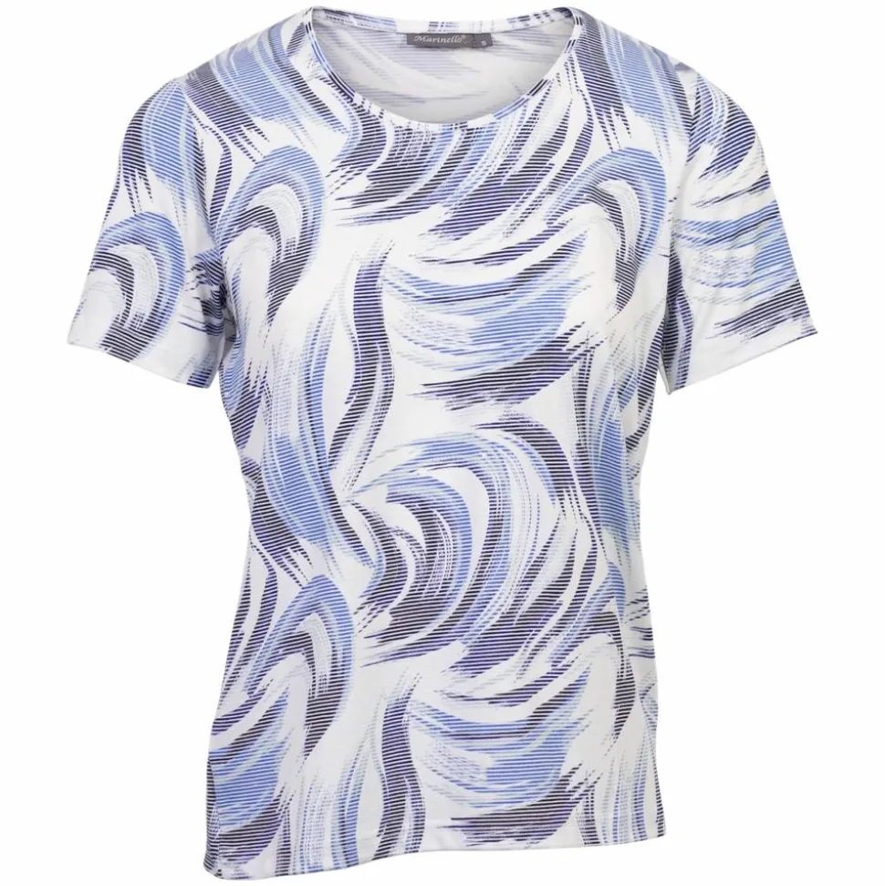 Marinello Dame T-shirt - Blue Comb