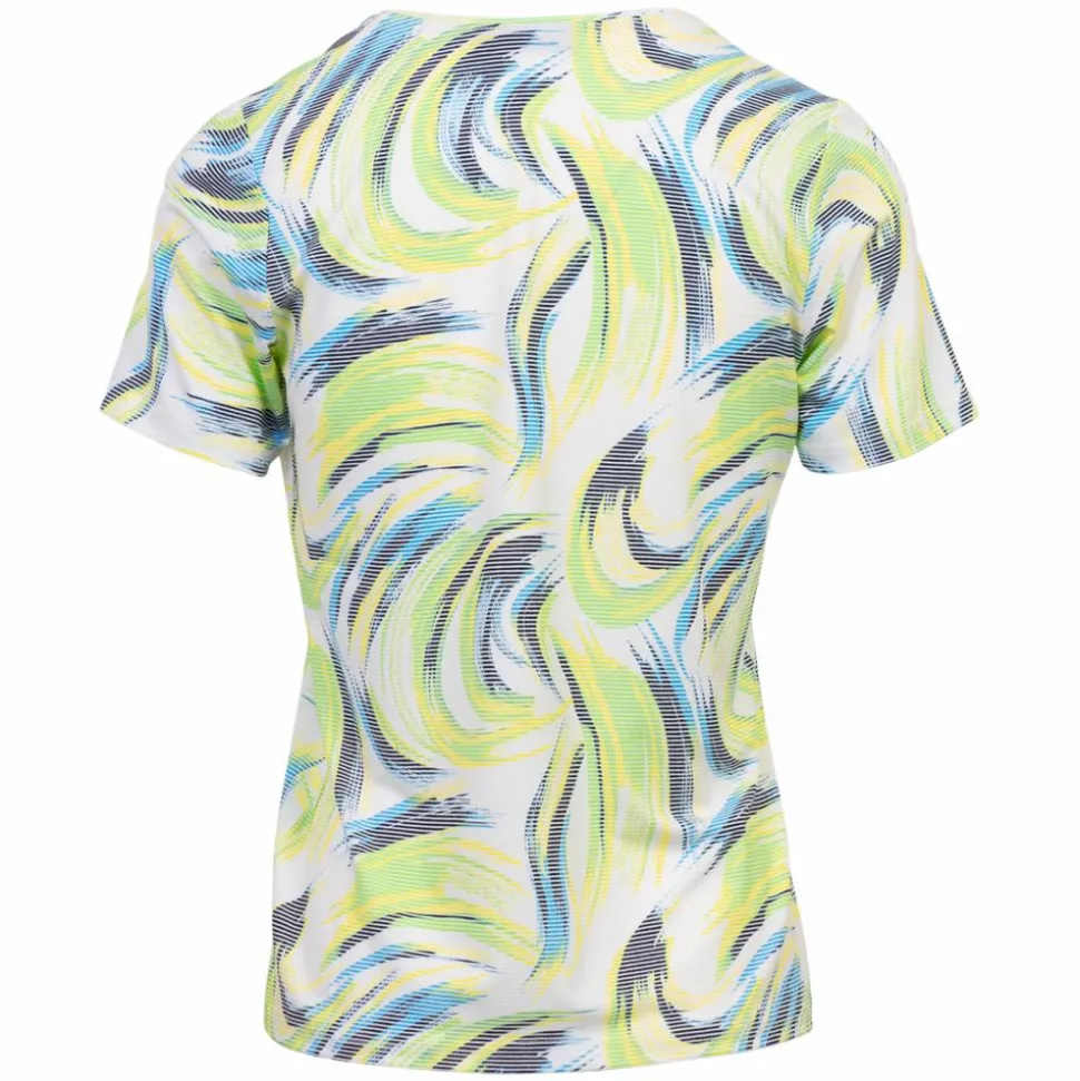 Marinello Dame T-shirt - Green Comb