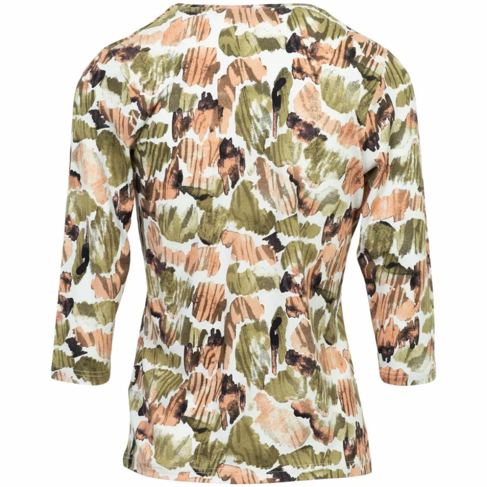Marinello Dame T-shirt - Khaki Comb