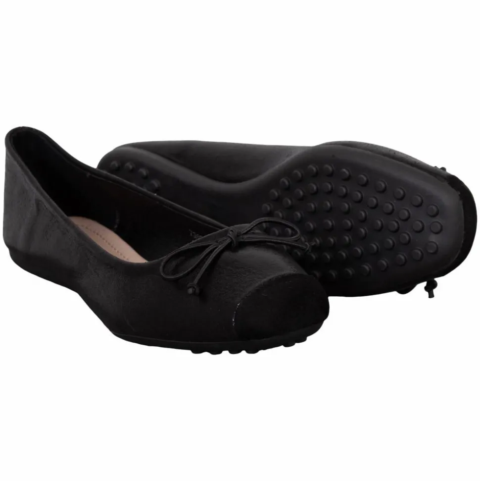 Marquiiz Dame Ballerina m. glimmer - Sort