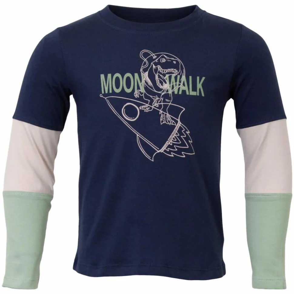 Me Too Drenge Langærmet t-shirt - Dress Blues