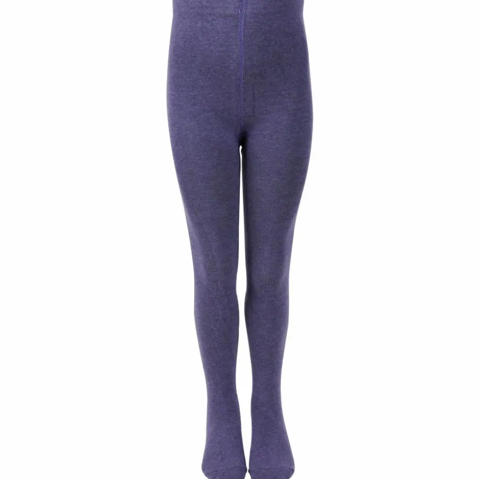 Melton Børne Strømpebukser - Dark Lilac