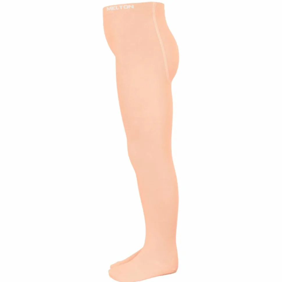 Melton Børne Strømpebukser - Peach Parfait