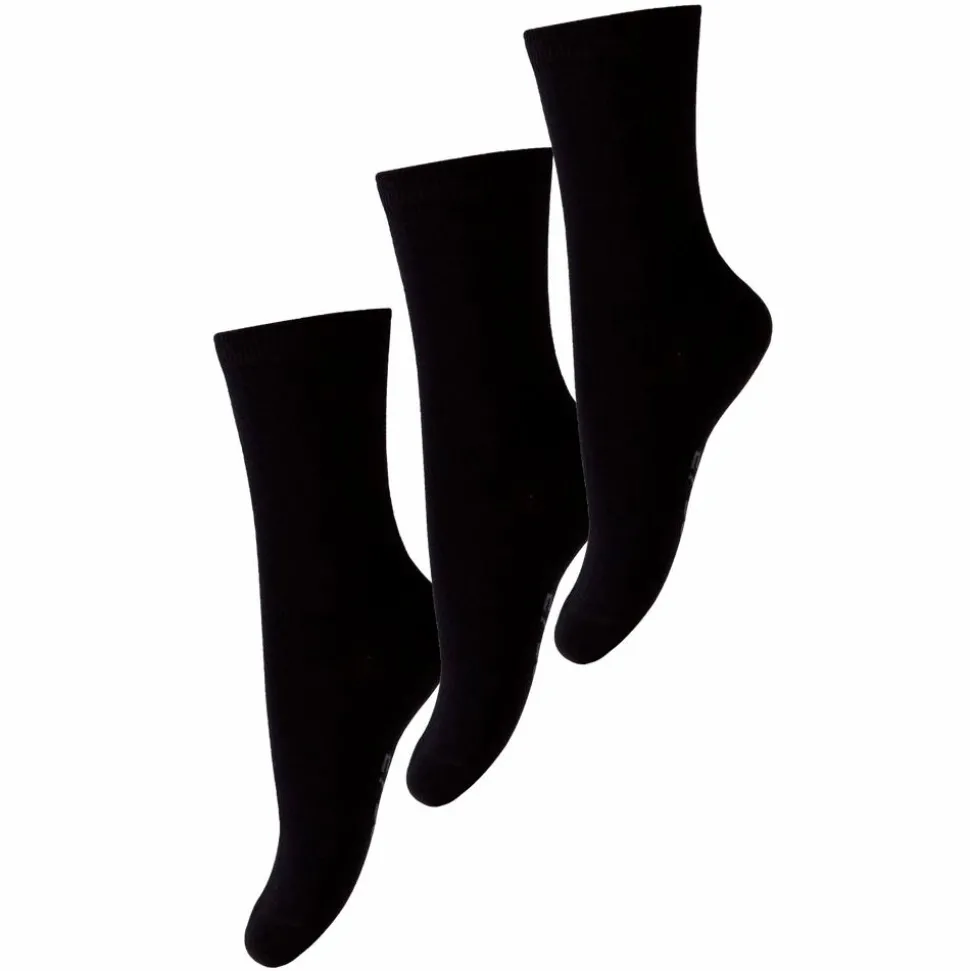 Melton Børne Strømper - Black