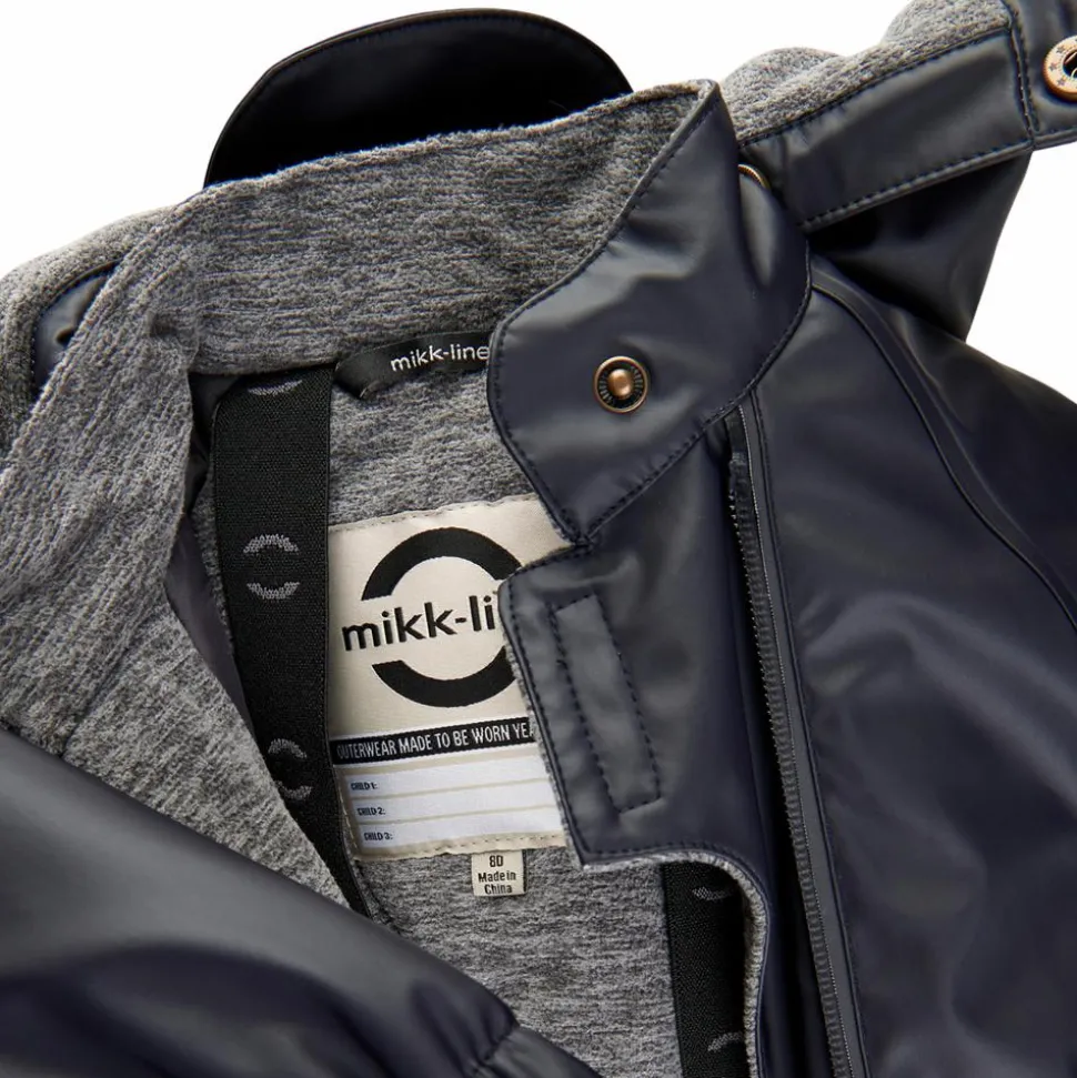 Mikk-line Børne Regndragt m. for - Dark Navy