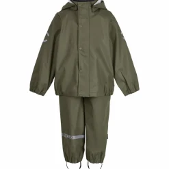 Mikk-line Børne Regnsæt - Dusty Olive