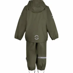 Mikk-line Børne Regnsæt - Dusty Olive