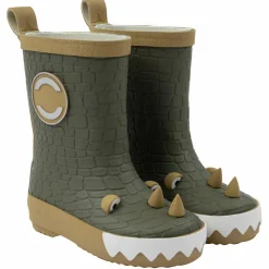Mikk-line Drenge Gummistøvler - Dusty Olive